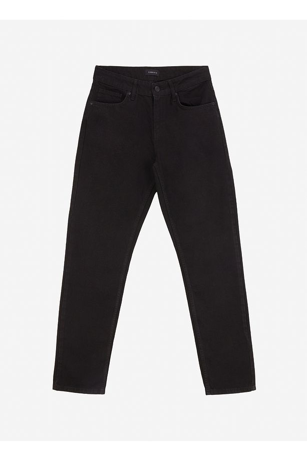 Normal Bel Normal Paça Regular Fit Siyah Erkek Denim Pantolon F4WM-PNT 2812 - 1