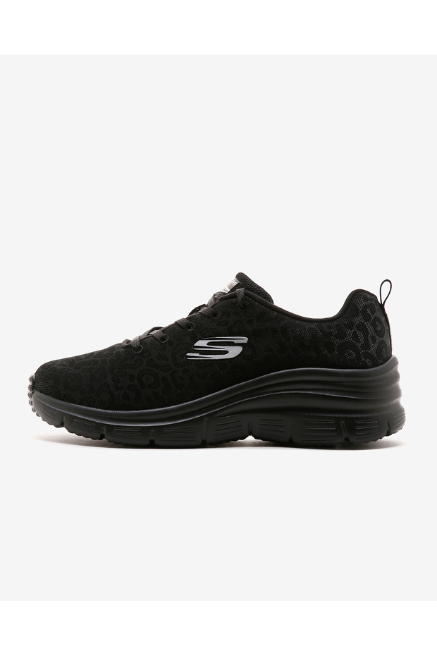 Skechers FASHİON FİT Kadın Siyah Spor Ayakkabı 88888179TK BBK