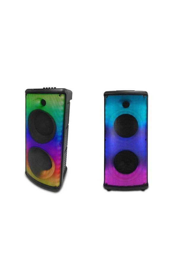 Md-833kp 7.4v3000mah 30w Bluetooth-usb-tf-fm-led Işıklı Kablolusuz Mikrofonlu Toplantı - 2