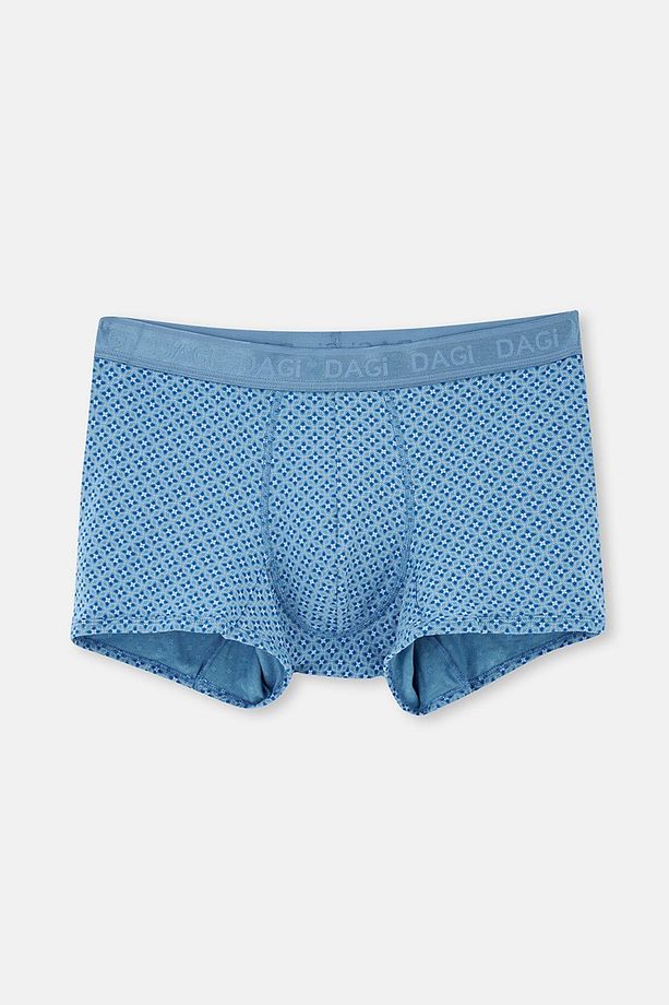 Açık Mavi-Mavi 4210 2'Li Desenli Mıcro Modal Boxer - 2