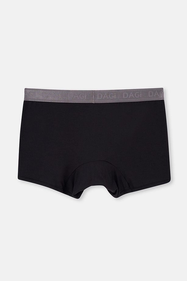 Siyah 4210 3'Lü Düz Mıcro Modal Boxer - 3