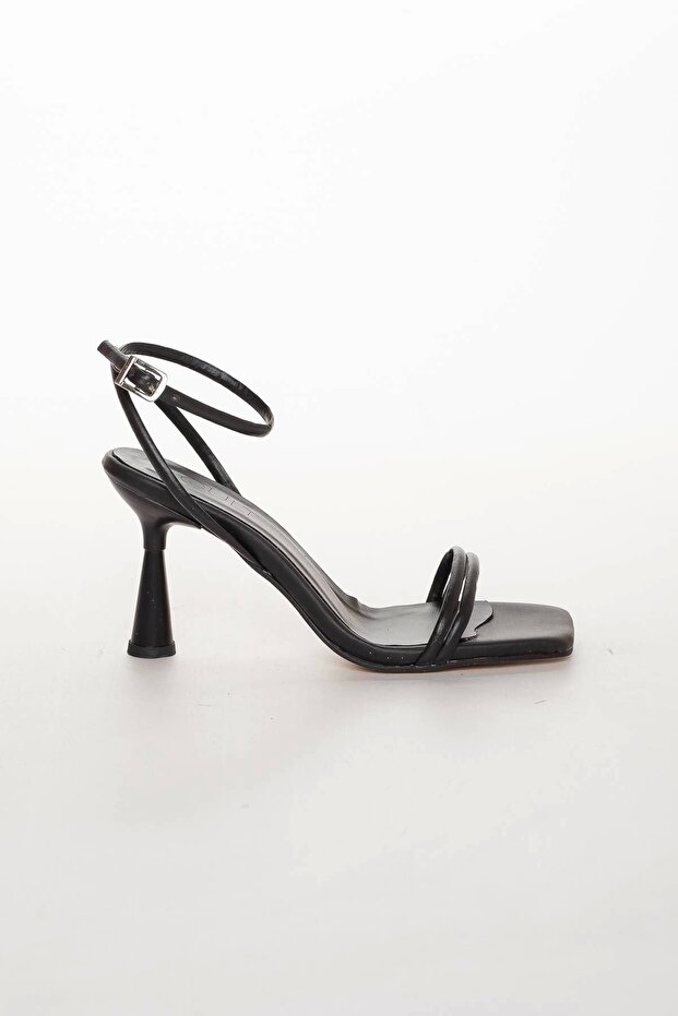 Women's Summer Heeled Shoes Black