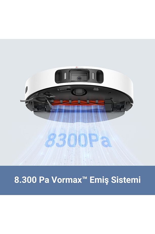 Mova S20 Ultra Robot Süpürge, 8.300pa Güçlü Emiş, 60°c Sıcak Su Ile Kendi Kendini Temizleyen Paspas - 5