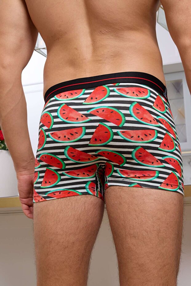 البطيخ منقوشة الرقمية المطبوعة الرجال الملاكمين - 6