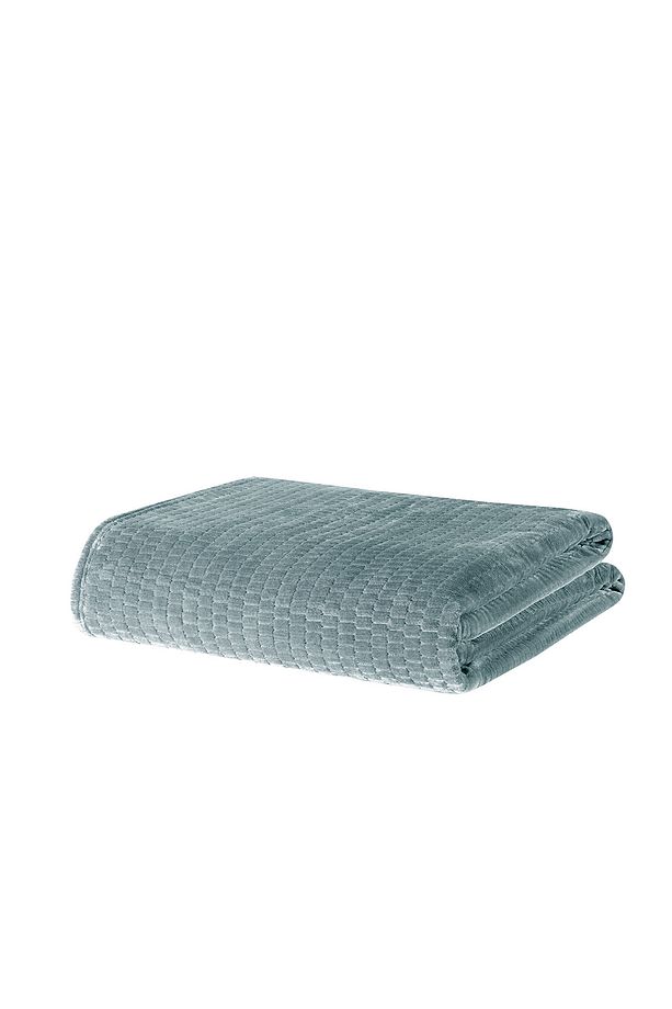 Trinity Tek Kişilik Wellsoft Battaniye - Buz Mavisi - 3