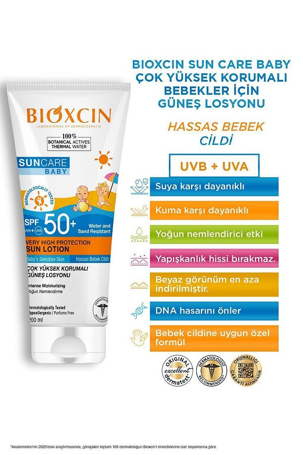 Sun Care Hassas Ciltler Için Çok Yüksek Korumalı Mineral Güneş Kremi Bebek 50 Spf 100 ml - 4