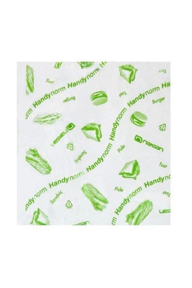 Handynorm Hamburger Burger Pide Tost Sandviç Kılıfı Poşeti - 12.5x12.5 Cm. - 2000 Adetlik 1 Kutu - 4