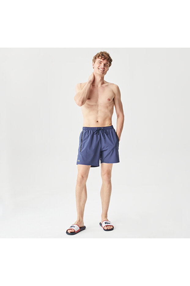 Erkek Lacivert Mayo Şort - 1