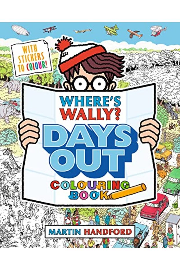Wheres Wally Days Out Colouring Book