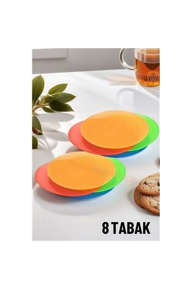 8 Adet Tabak Seti - 1
