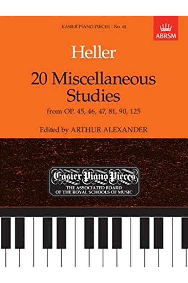 20 Miscellaneous Studies From Op45 46 47 81 90 & 125 Easier Piano Pieces 40
