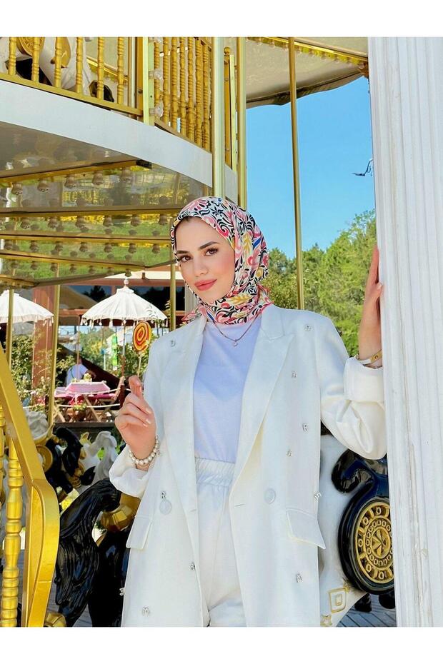 Nature Mina Soft Eşarp Kardinal Pembe 1146-02 - 1