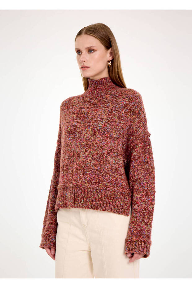 Alpaka Karışımlı Oversıze Triko - 3