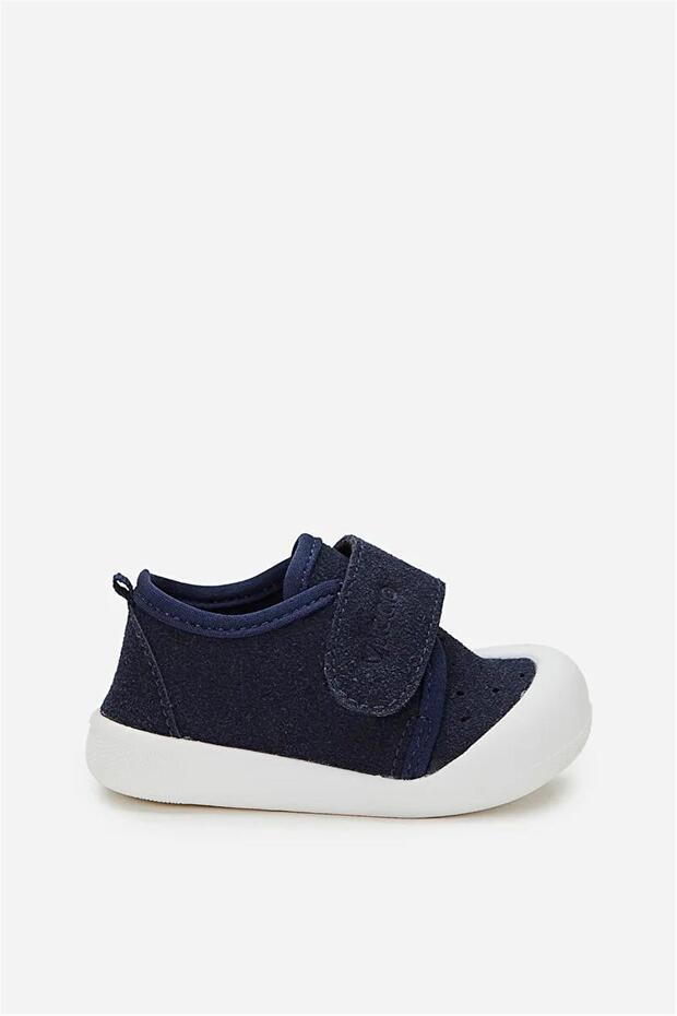 950.E19K.224 Anka First Step Navy Blue Orthopedic Baby Shoes