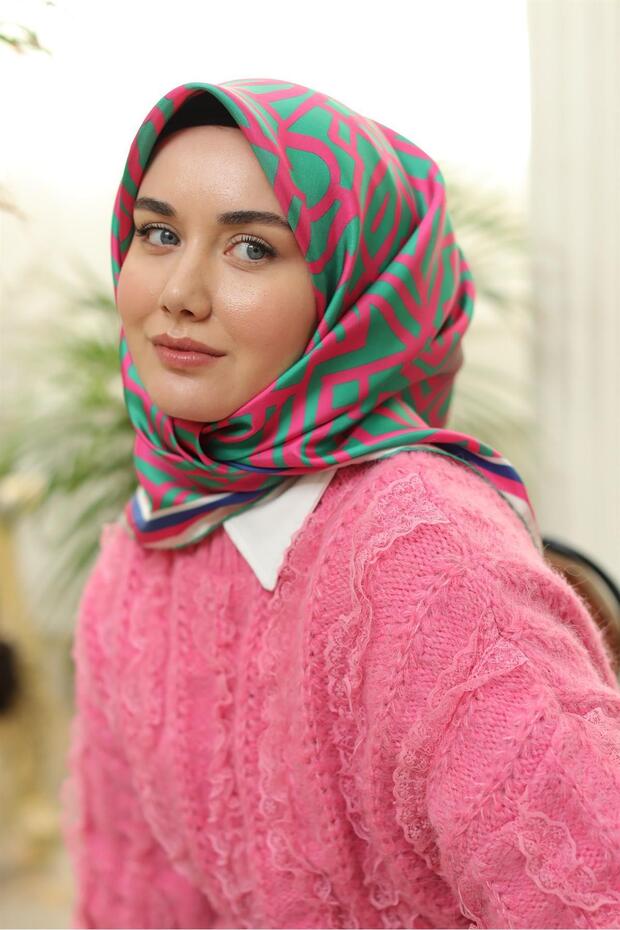 Twill İpek Eşarp 11391-03 - 6