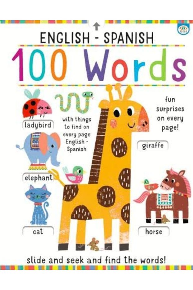 Slide And Seek 100 Words English Spanish