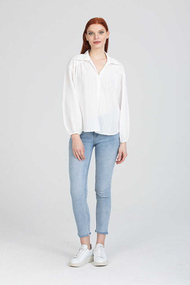 Balon Kol Gömlek - 1