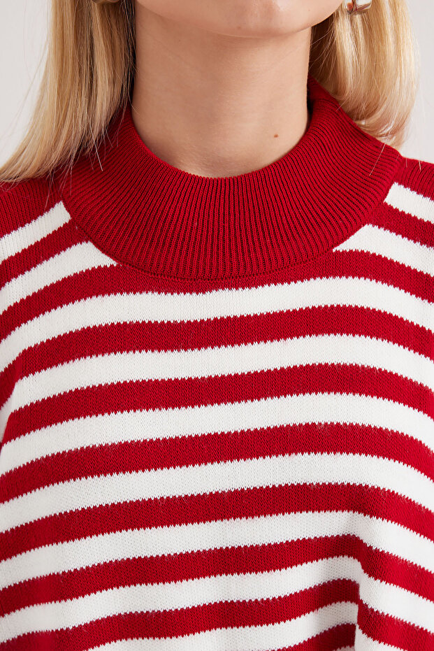 15783 Yırtmaçlı Panço Kazak - F.Bordo - 6