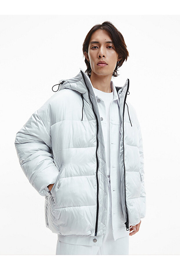 Erkek Oversized Şişme Mont - 2