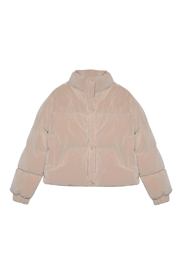 Şişme Mont Ekru - 1