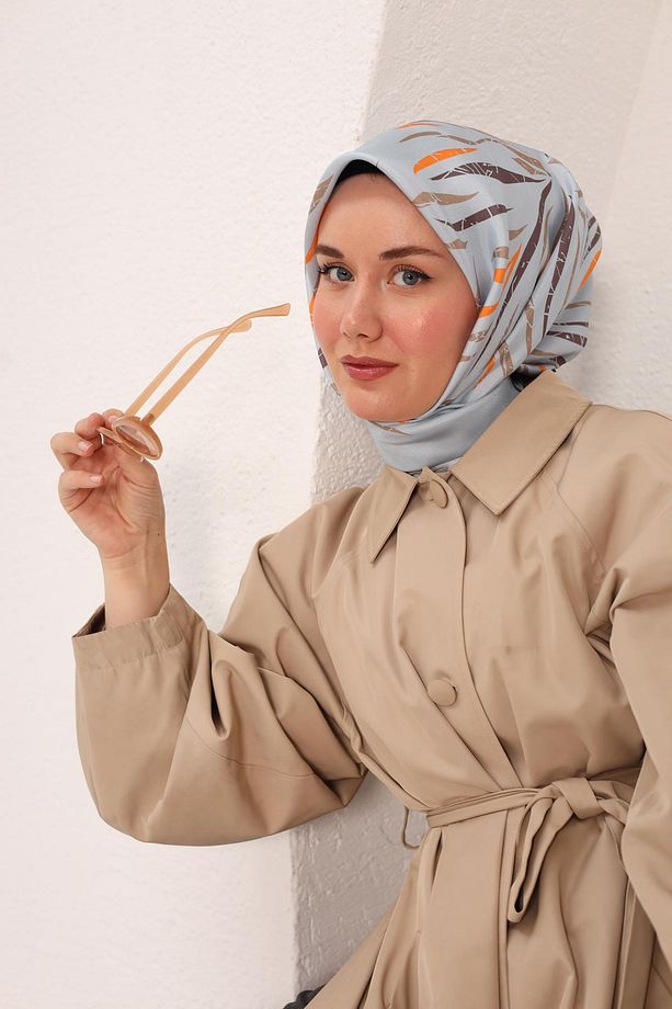 Twill İpek Eşarp 11432-14 - 7