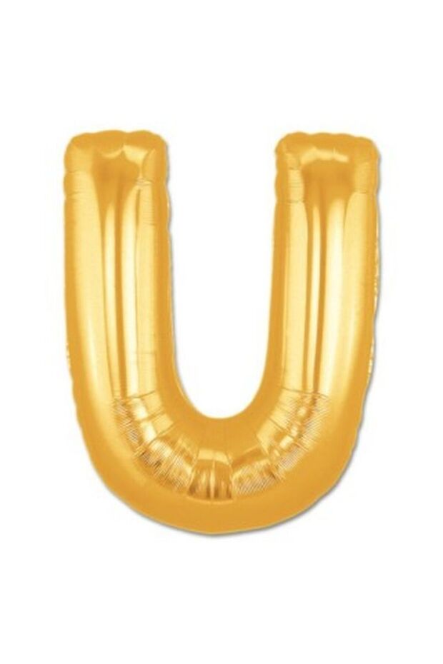 U Letter Foil Balloon Gold Color 40 Inch