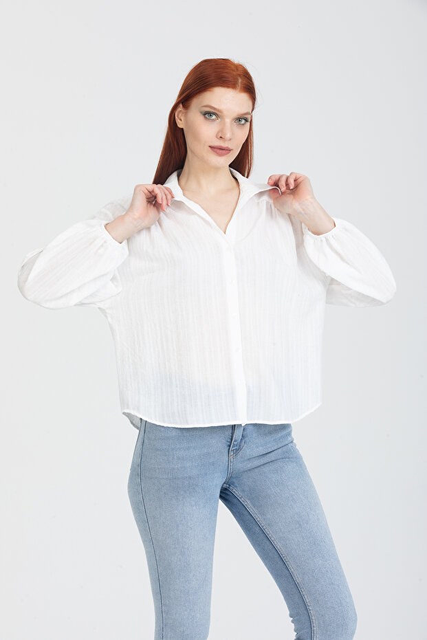 Balon Kol Gömlek - 4