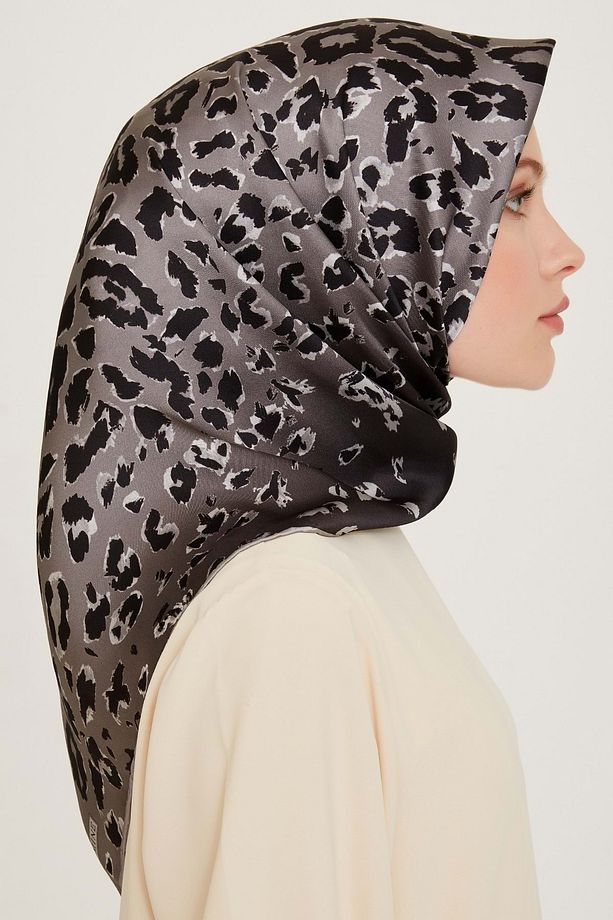 Tivil Ipek Eşarp 9249-38 Leopar Karışık Desen - 2