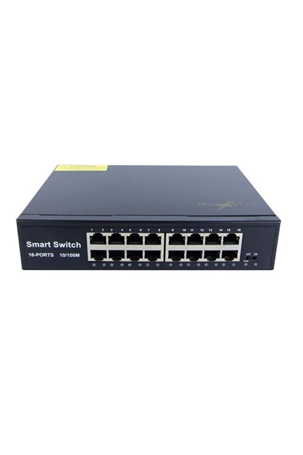 IRONSTAR 16 PORT 10/100 Mbps DESKTOP SWITCH IRS016