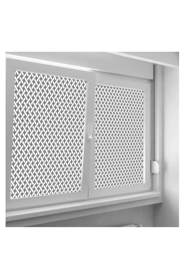 Glass Stained Glass Foil, Self Adhesive, Patterned Frosted Glass Foil 61X100 cm