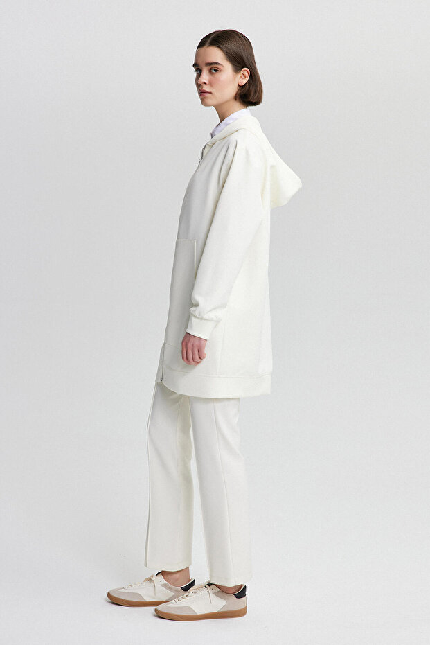 سترة كريب رفيعة بسحاب - 7