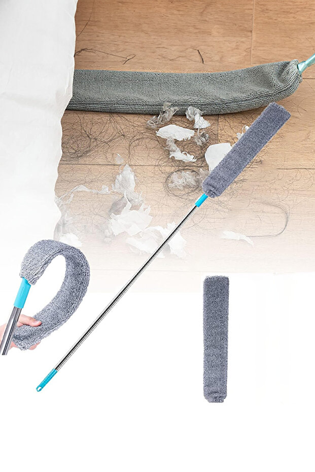 95cm Microfiber Flexible Dusting Apparatus - Easy and Effective Cleaning Ideal for Difficult Places - 3