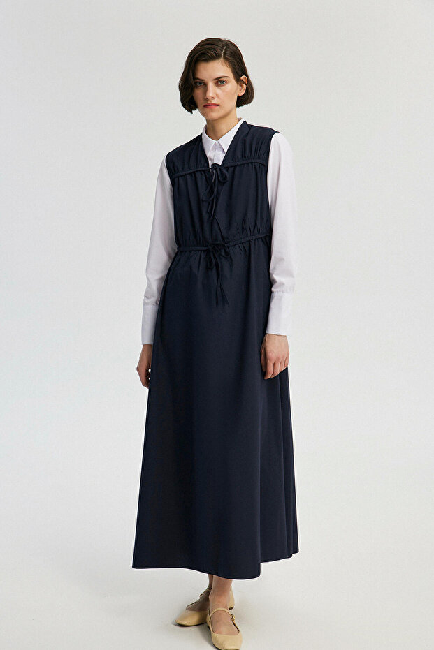SPRING DETAILED POPLIN GILET