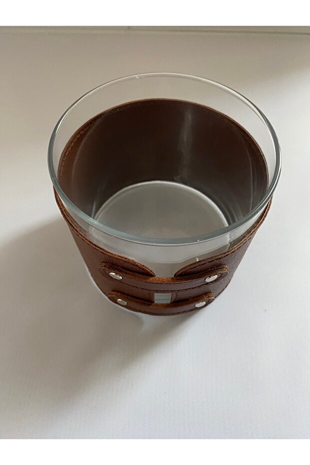 Deri küçük boy mumluk - 5