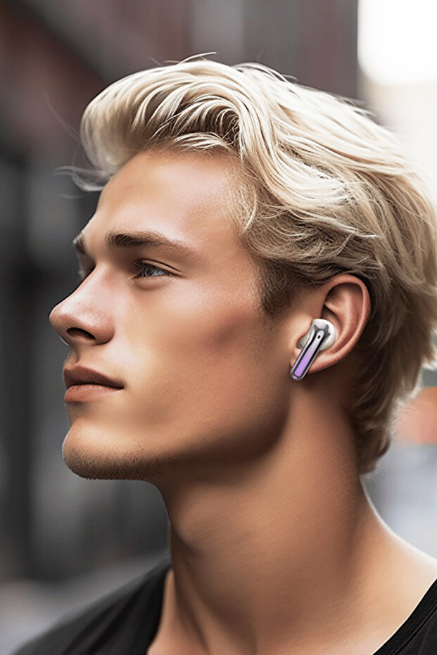Casti True Wireless EQ16, Bluetooth, ANC (Черен) - 2