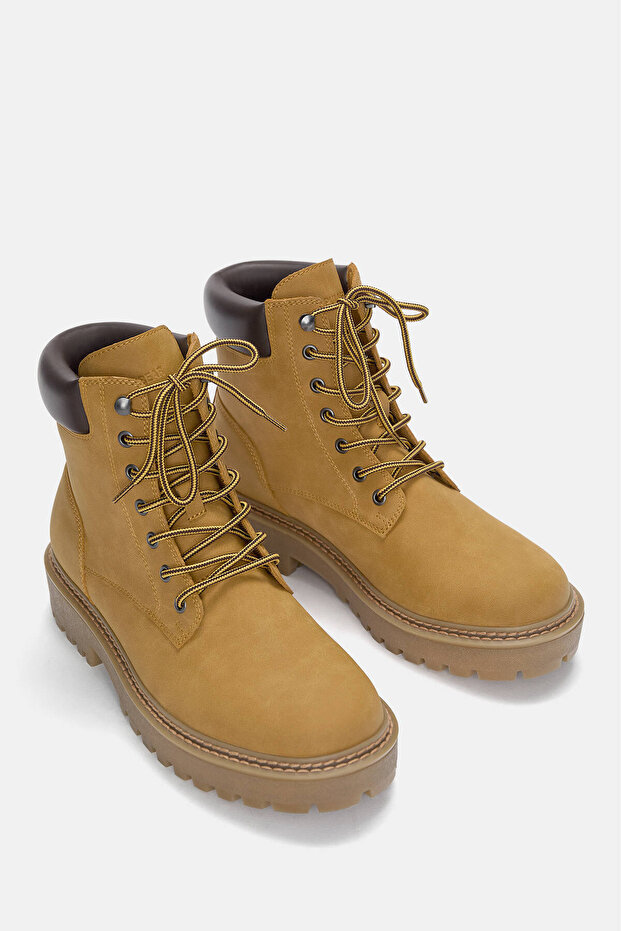 Bağcıklı düz çizme - 4