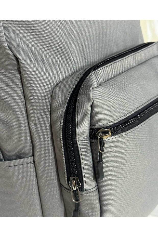 Panther Cross Patterned Backpack - 7