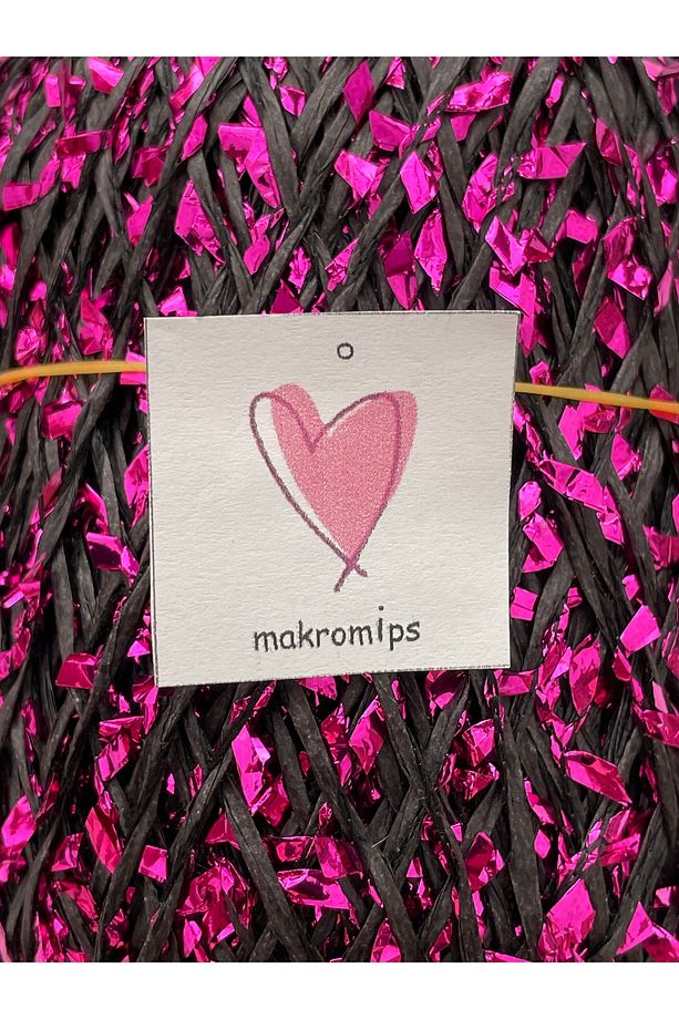 Premıum Metalik Confeti Kâğıt Rafya Ip(50gr/m+-5)Simli Parlak Abiye Polyester Çanta Şapka Örgü ipi - 2
