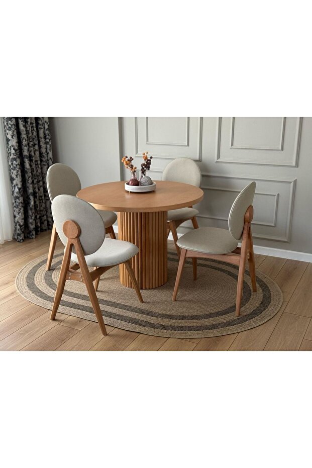 NOVA AHŞAP MASA TAKIMI - 1