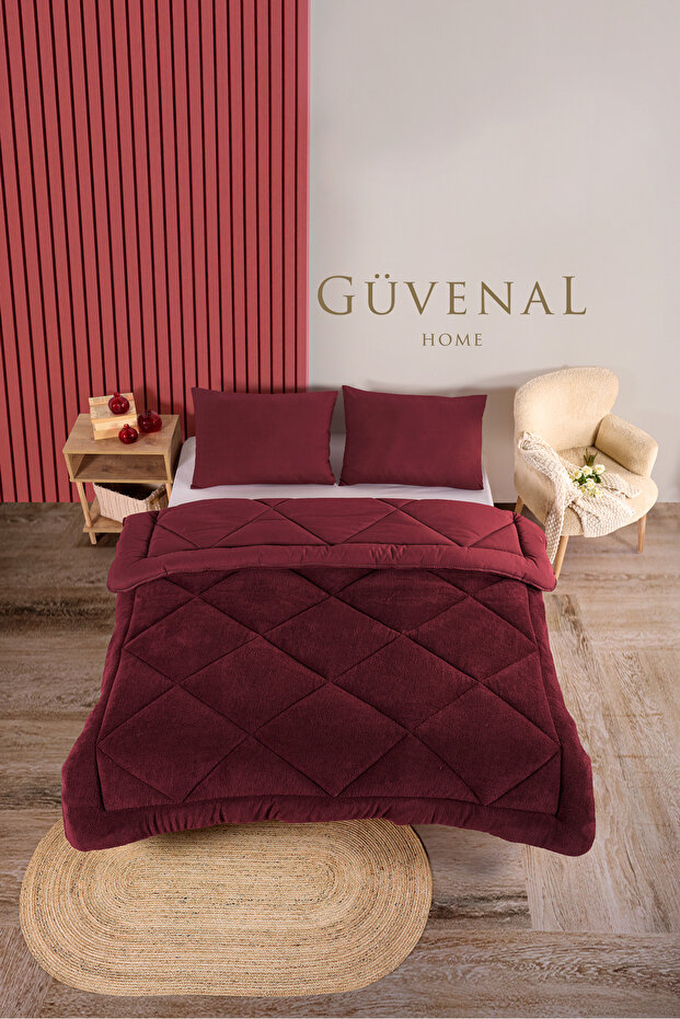 Güvenal Elite Wellsoft Çift Kişilik Çift Taraflı Yastık Kılıflı Lüx Yorgan Seti | Yorgan | Uyku Seti | Çeyiz