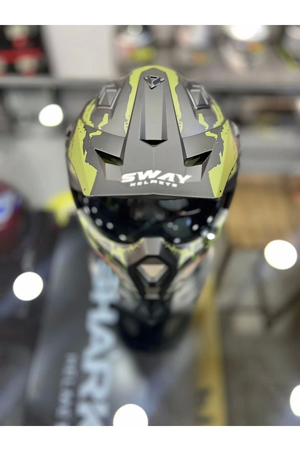 X1-X SEUL WARRİOR YELLOW KASK motozilla - 4