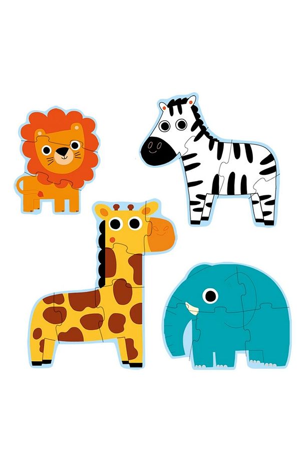 İlerleyen Puzzle - In The Jungle - 3,4,6,9 Pcs - 2
