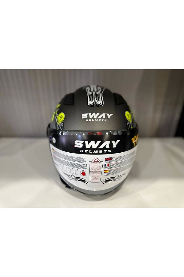 Kask Sw 765 Wanted Black Çenesiz - 2