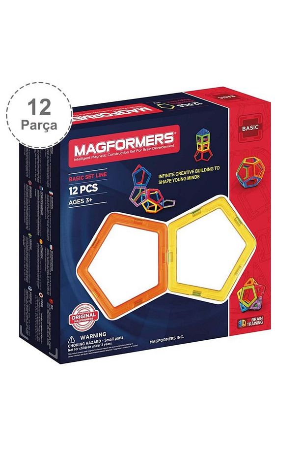 Mıknatıslı Basic Set - 12 Parça - 1