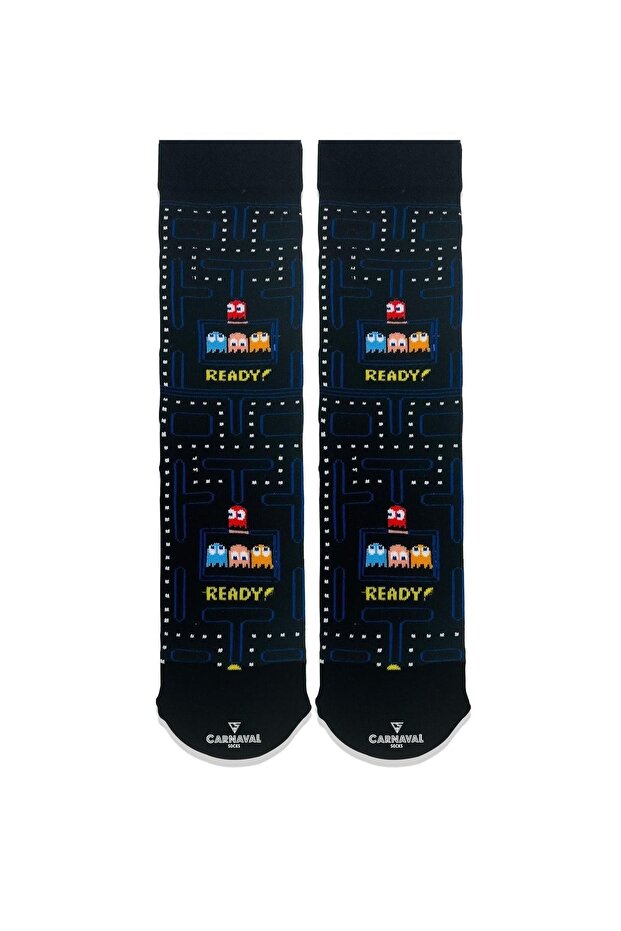 Pacman Patterned Colorful Socks - 1
