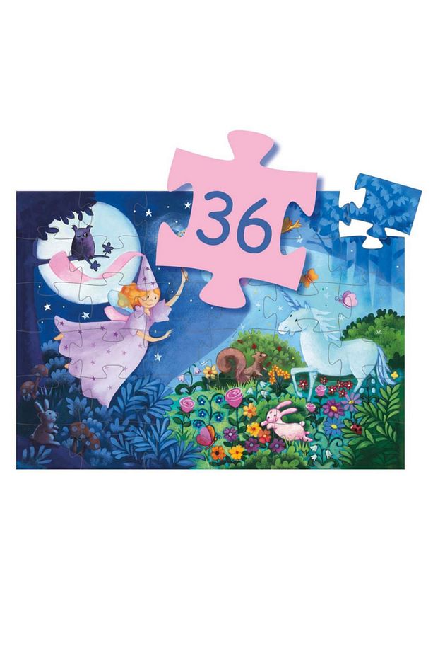 Dekoratif Puzzle 36 Parça - The Fairy And The Unicorn - 5