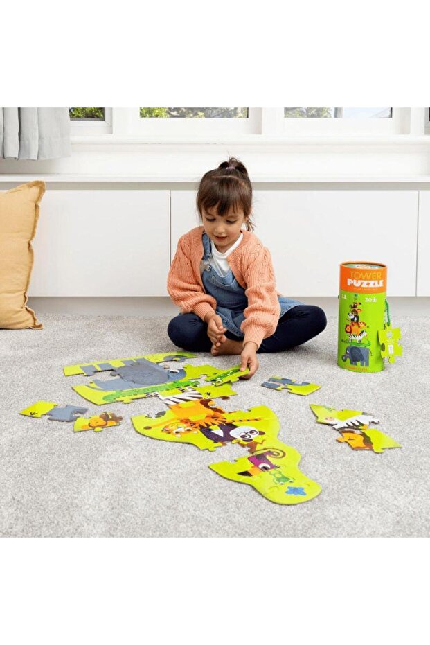 Dev Kule Puzzle - 30 Parça - Orman - 6
