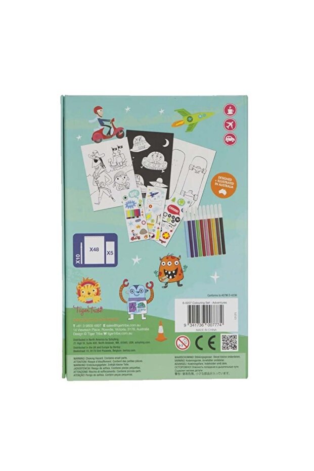 Tribe Coloring Set - Adventures - 3