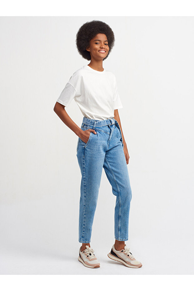 3683 Basic T-Shirt-Ekru - 3