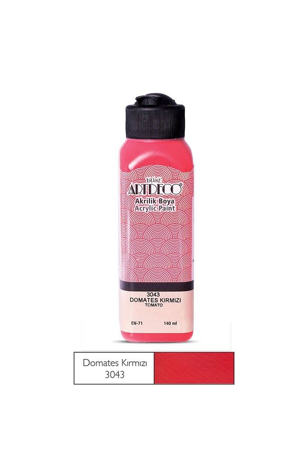 Akrilik Boya 140 Ml. Domates Kırmızı Lv-y-070r-3043 - 1
